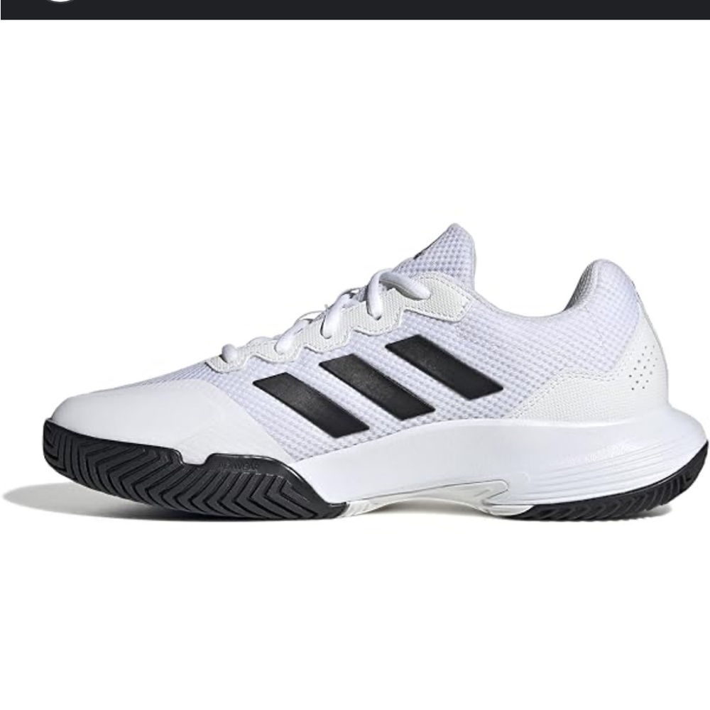 Adidas Youth Own The Game White and Black Size 2